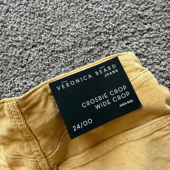 NWT: Veronica Beard Crosbie Wide Crop Pants - Picture 7 of 8